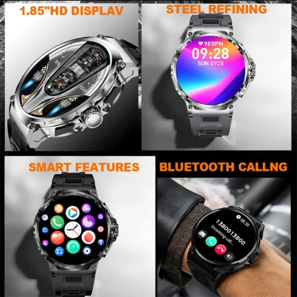 Smartwatch with Bluetooth calling feature.