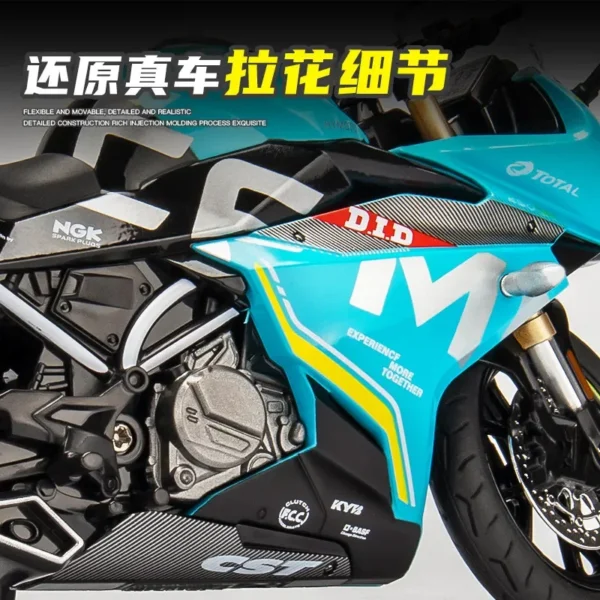 1:12 Spring Breeze CF 250SR Diecast Motorcycle Model Toy Replica With Sound & Light birthday christmas gift Collection bike - Image 3