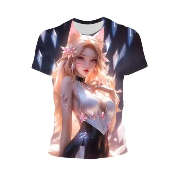 3D Graphic T Shirts Men Women Pattern Print Tops Tees Short Sleeve Trend Personality Streetwear T-shirts - Image 3