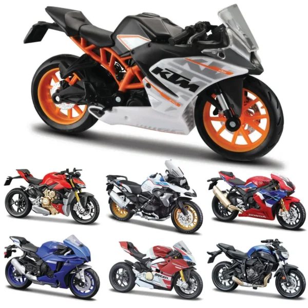 Maisto 1:18 KTM RC 390 CBR1000RR-R 2021 YZF-R1 Naked V4 S YAMAHA MT-07 2018 motorcycle motorcycle Model collection gift toy