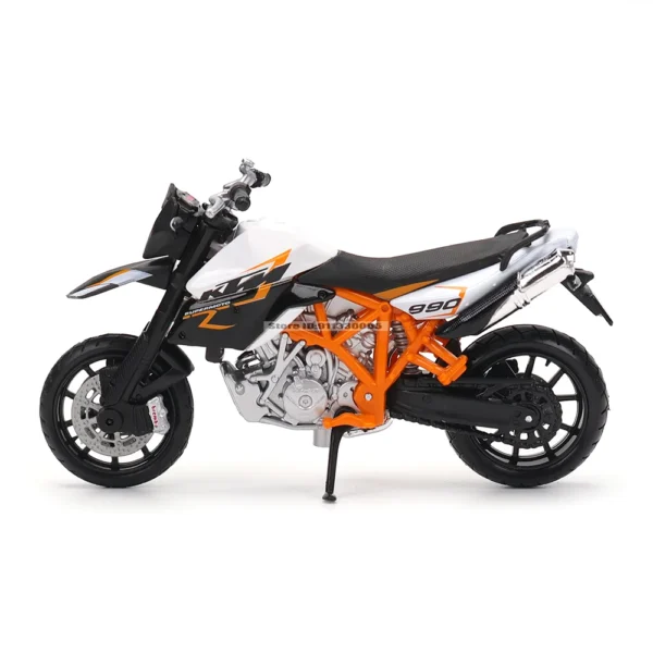 Bburago 1:18 KTM 990 Supermoto R alloy motorcycle Honda Africa Twin Adventure authorized model toy car gift collection - Image 5