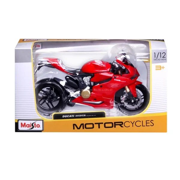 Maisto 1:12 Ducati 1199 Panigale KTM RC 390 simulation alloy motocross authorized motorcycle model toy car Collecting gifts - Image 6