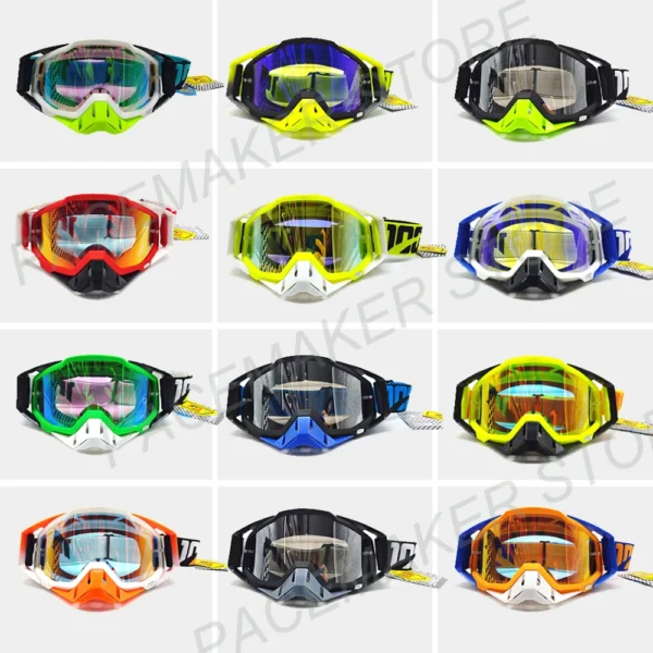 Men Motocross Goggles HD Lens Motorcycle Anti-fog Sunglasses Off-road Riding Glasses Moto MX MTB Sunglasses Dirt Bike Goggles