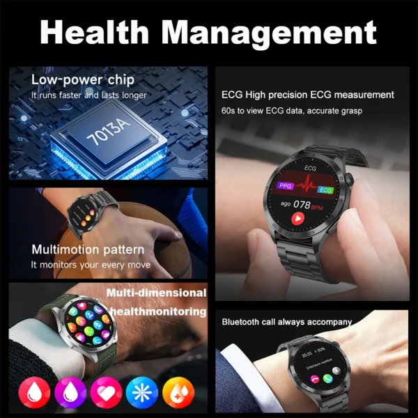 Smartwatch with health tracking features.