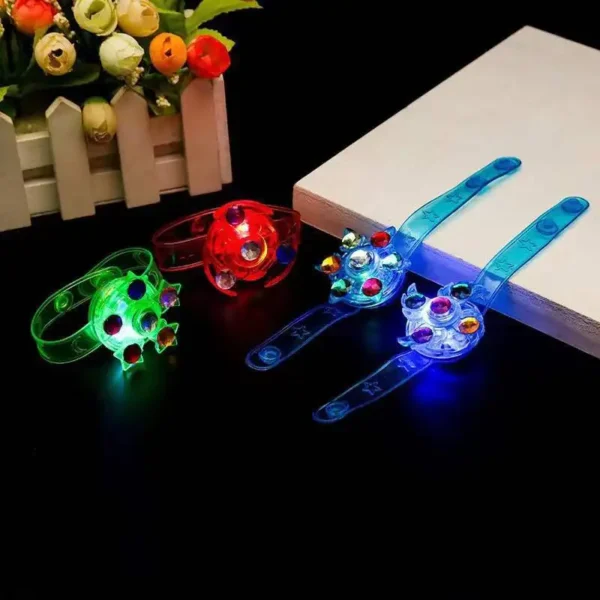 Light up your fingertip top bracelet as a party gift for children, glow in the dark as a party item, birthday gift