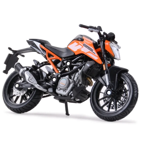 Bburago 1:18 KTM 250 Duke Authorized Simulation Alloy Motorcycle Model Toy Car Gift Collection - Image 2