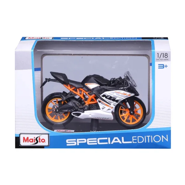 Maisto 1:18 KTM RC 390 CBR1000RR-R 2021 YZF-R1 Naked V4 S YAMAHA MT-07 2018 motorcycle motorcycle Model collection gift toy - Image 6