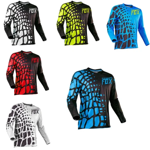 New summer. Motorcycle off-road sportswear. Long sleeved men's and women's top for cycling, quick drying and breathable jersey