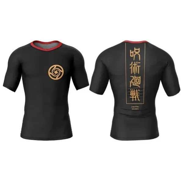 2024 Fashion Men's Fitness Graphic T-shirt Anime Jiu-jitsu 3D Printed Compression Fitness Undershirt Oversized Men Clothing Top - Image 6