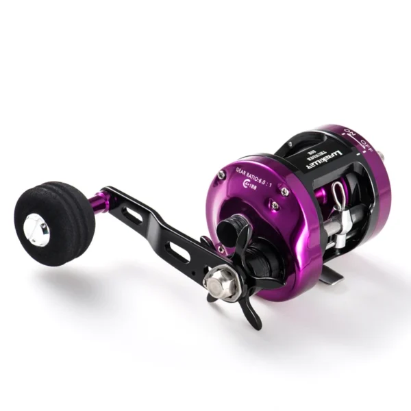 On Sale! Lurekiller Black Thunder 30R Slow Jigging Reel 6+1BB 12KGS Drag Power 6.0:1 Saltwater Casting Reel - Image 6