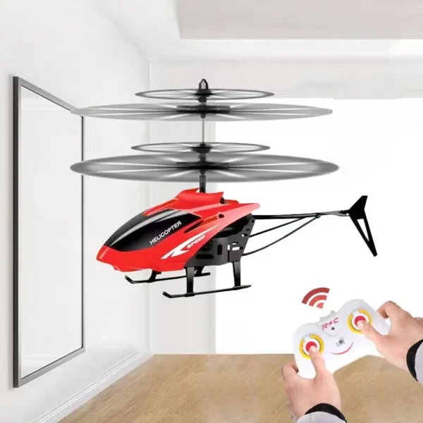 Remote Control Airplane Helicopter Flying Mini Interaction Airplane Gesture Sensing Children Flashing Light Aircraft Kids Toy - Image 5