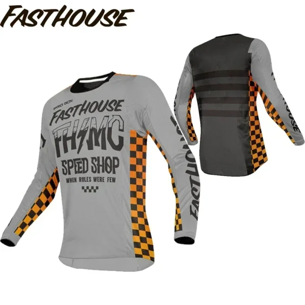 Motorcycle Shirt motor Long Sleeve Custom Jersey For Men Motorcycle Riding Shirt Motor Jersey - Image 4