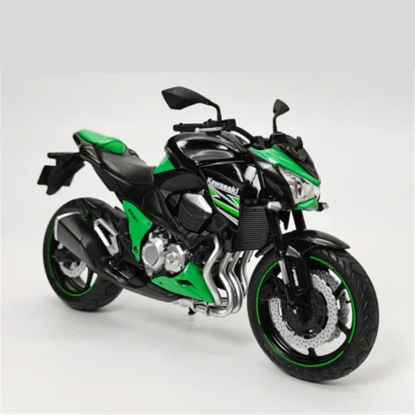 1/12 Kawasaki Ninja Z800 Alloy Racing Cross-country Motorcycle Model Simulation Metal Toy Street Motorcycle Model Childrens Gift