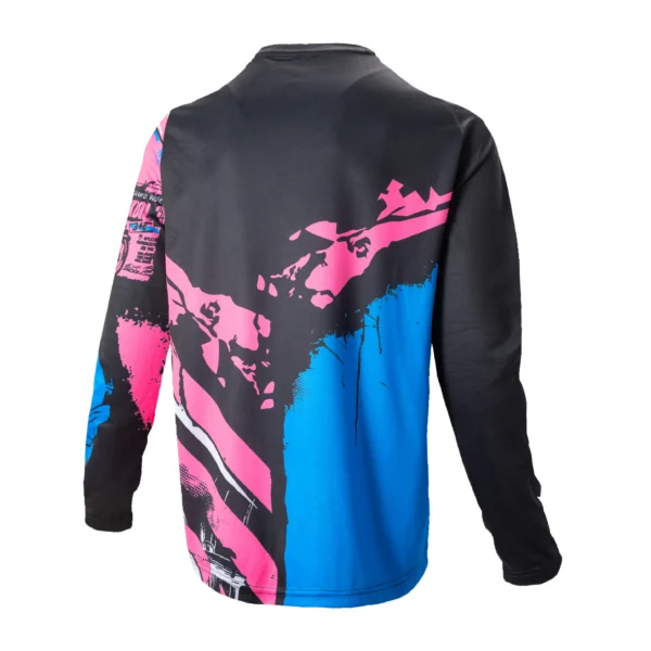 Motorcycle Off-road T-shirt,Cycling Jersey, Quick Dry Breathable Moisture Wicking Long Sleeve MTB Shirt For Biking Riding Sports - Image 2