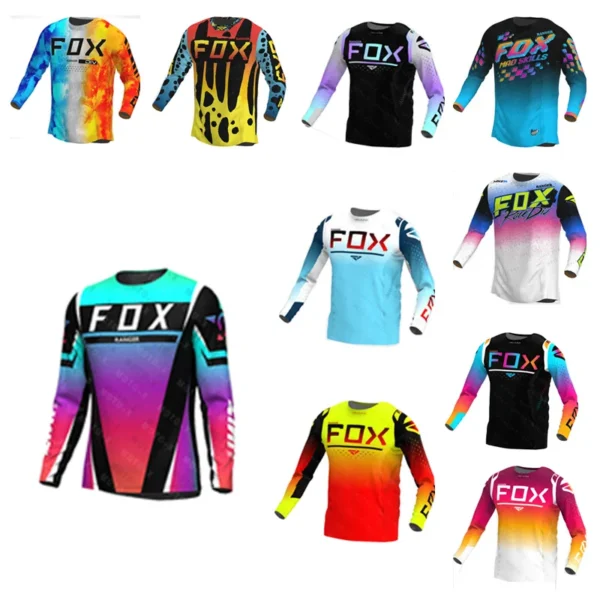 Enduro MTB Cycling Sleeve Cycling Jersey Downhill Shirt Camiseta Motocross T-shirt Mx Mountain Bike Clothing Fox Mtb Jersey