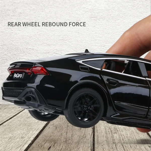 1:32 AUDI RS7 Coupe Alloy Car Model Diecasts & Toy Vehicles Metal Car Model Simulation Sound and Light Collection Childrens Gift - Image 6