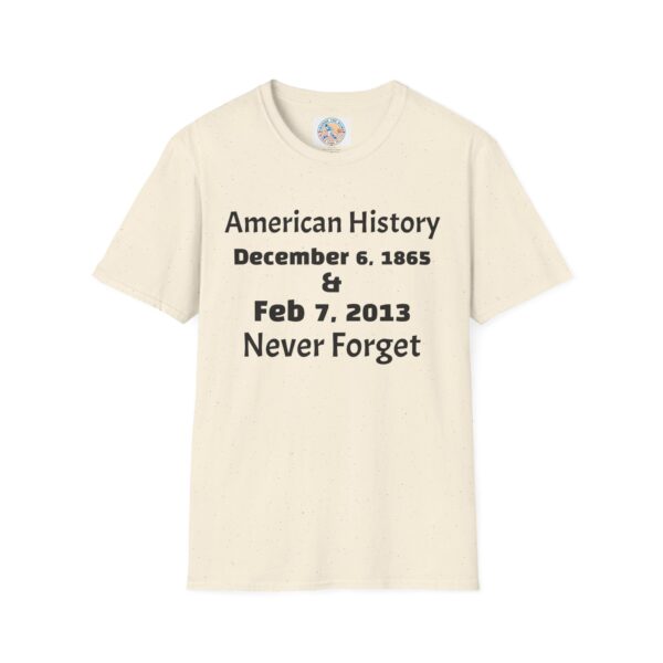 American History Commemoration T-Shirt - Never Forget - Image 17