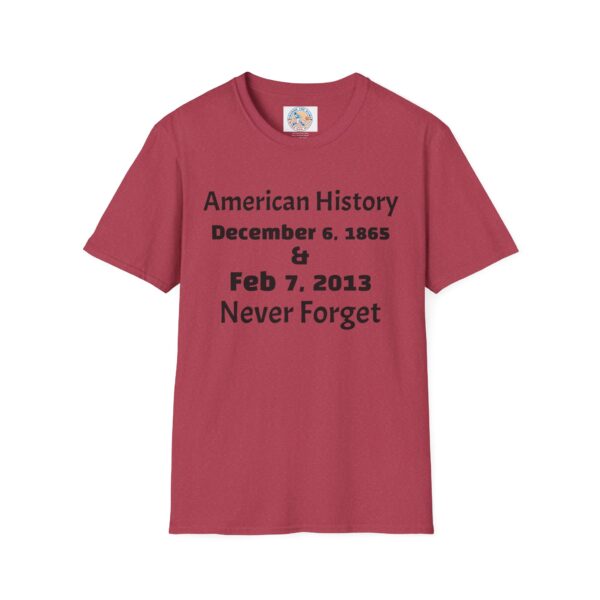 American History Commemoration T-Shirt - Never Forget - Image 57