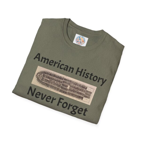 American History 'Never Forget' Unisex Softstyle T-Shirt - Image 20