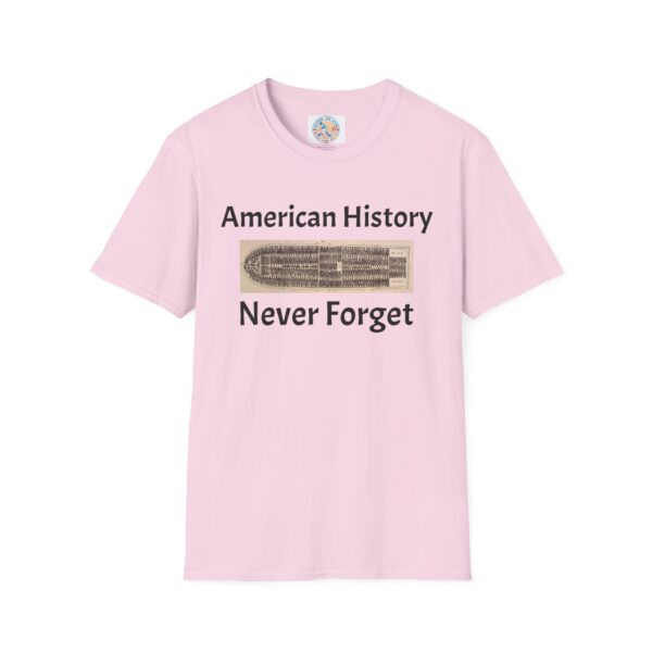 American History 'Never Forget' Unisex Softstyle T-Shirt - Image 53