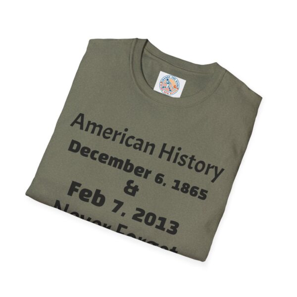 American History Commemoration T-Shirt - Never Forget - Image 32