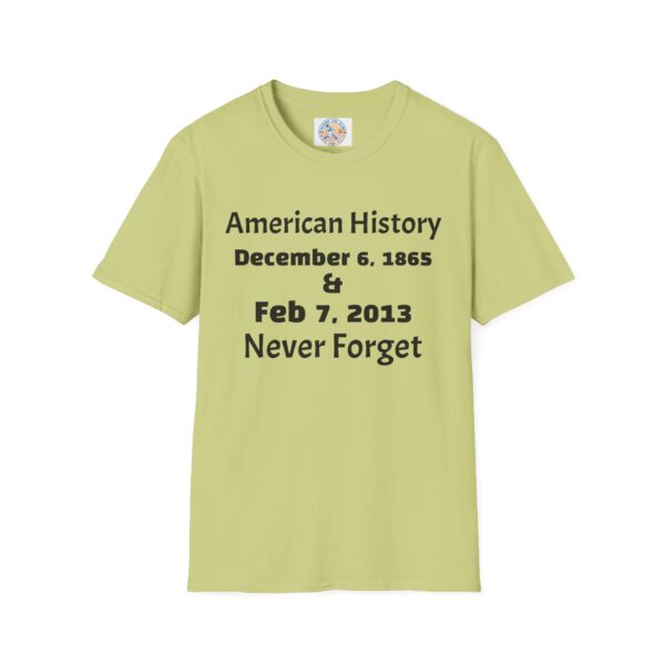 American History Commemoration T-Shirt - Never Forget - Image 21