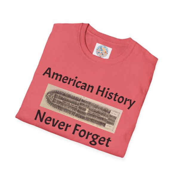 American History 'Never Forget' Unisex Softstyle T-Shirt - Image 8