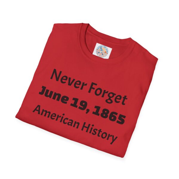 Never Forget T-Shirt, American History Tee, Juneteenth Celebration Shirt - Image 40