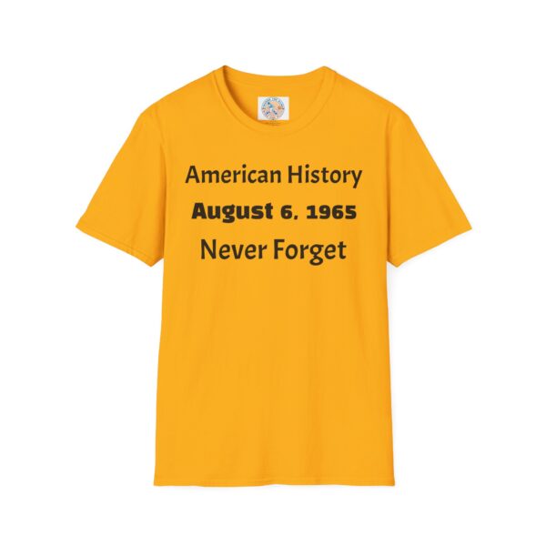 American History Commemorative T-Shirt, August 6, 1965 - Image 17