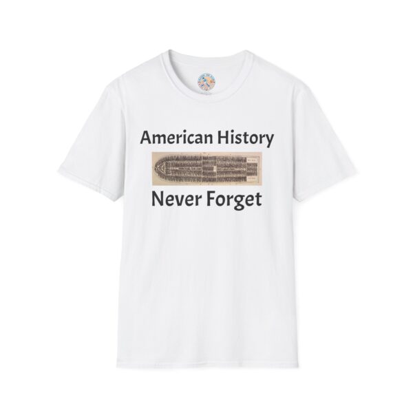 American History 'Never Forget' Unisex Softstyle T-Shirt