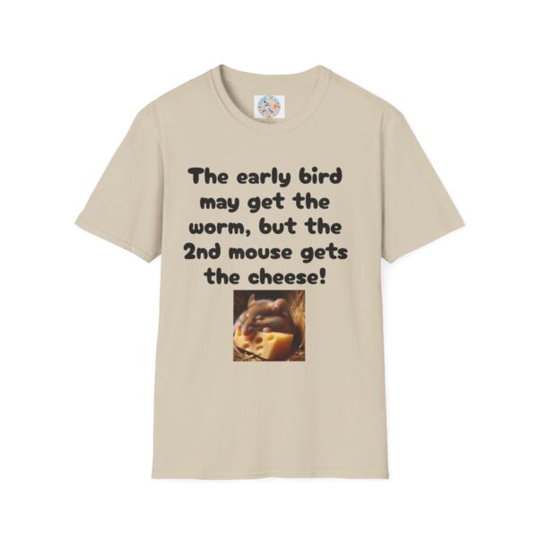 Funny Unisex T-Shirt - 'The Early Bird May Get the Worm' Casual Tee - Image 13