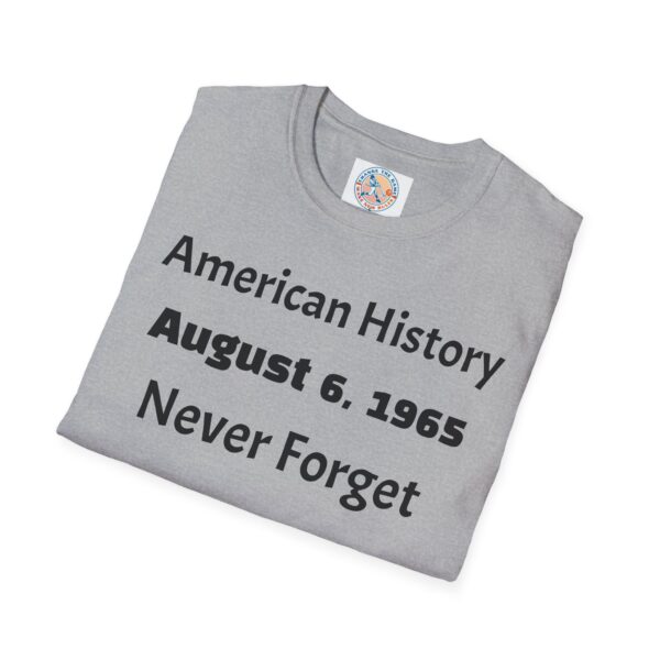 American History Commemorative T-Shirt, August 6, 1965 - Image 16