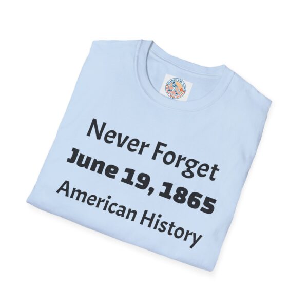 Never Forget T-Shirt, American History Tee, Juneteenth Celebration Shirt - Image 28