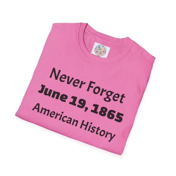 Never Forget T-Shirt, American History Tee, Juneteenth Celebration Shirt - Image 36