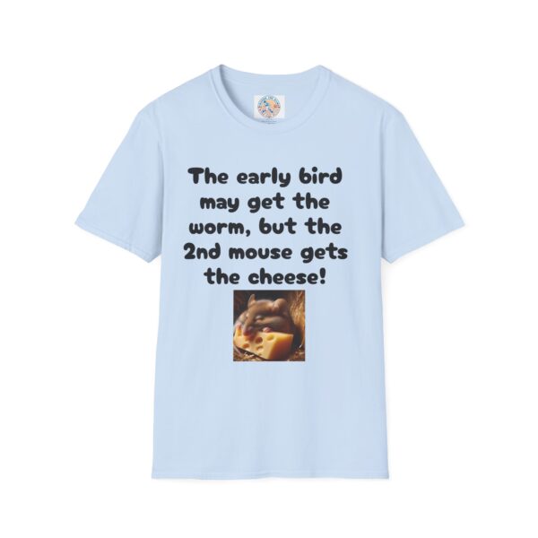 Funny Unisex T-Shirt - 'The Early Bird May Get the Worm' Casual Tee - Image 33