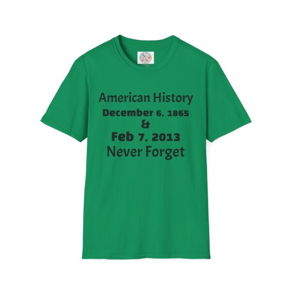 American History Commemoration T-Shirt - Never Forget - Image 41