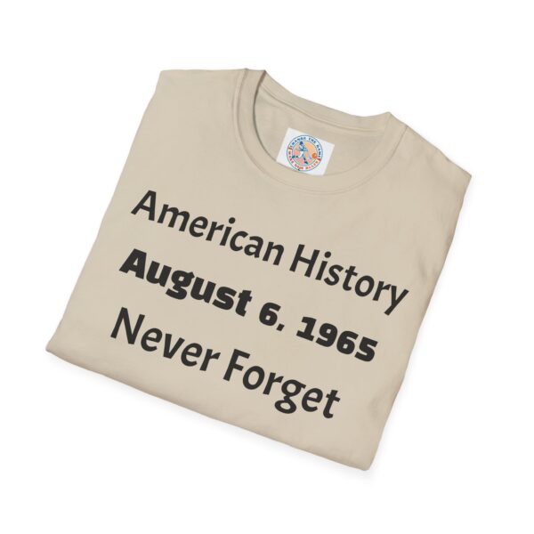 American History Commemorative T-Shirt, August 6, 1965 - Image 8