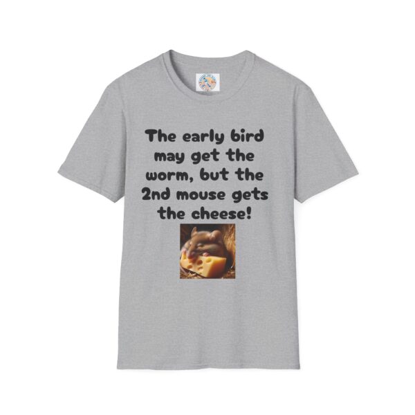 Funny Unisex T-Shirt - 'The Early Bird May Get the Worm' Casual Tee - Image 21