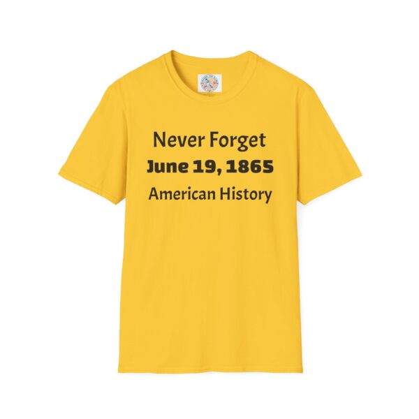 Never Forget T-Shirt, American History Tee, Juneteenth Celebration Shirt - Image 17