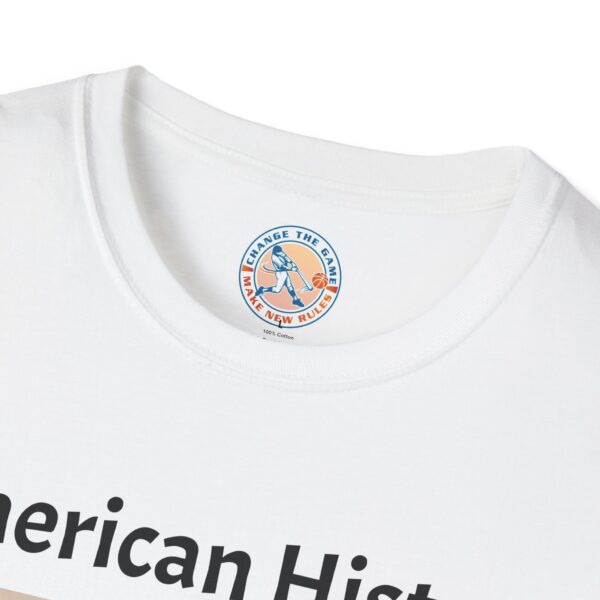 American History 'Never Forget' Unisex Softstyle T-Shirt - Image 3