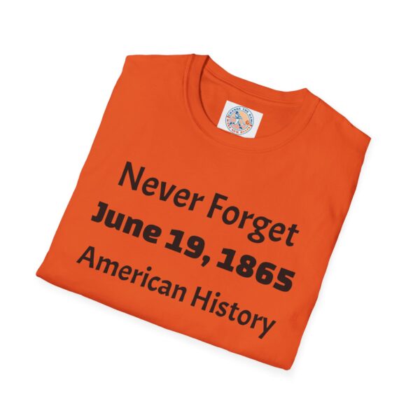 Never Forget T-Shirt, American History Tee, Juneteenth Celebration Shirt - Image 16