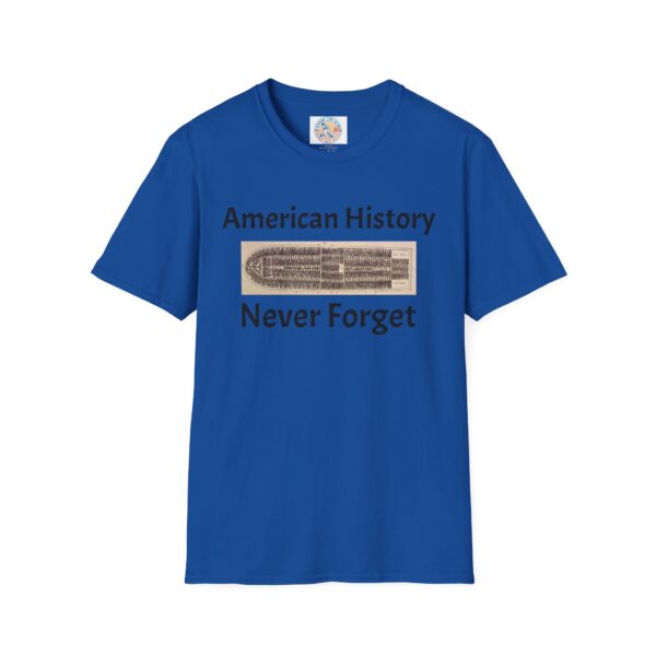 American History 'Never Forget' Unisex Softstyle T-Shirt - Image 41