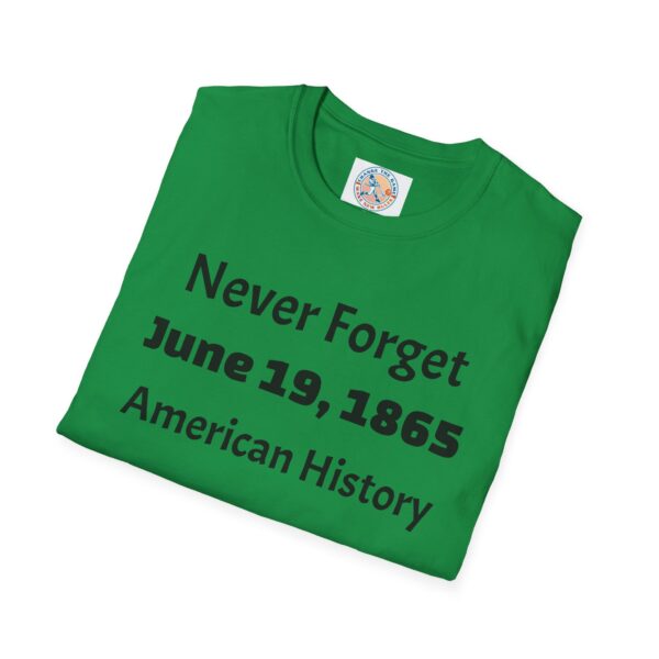 Never Forget T-Shirt, American History Tee, Juneteenth Celebration Shirt - Image 24