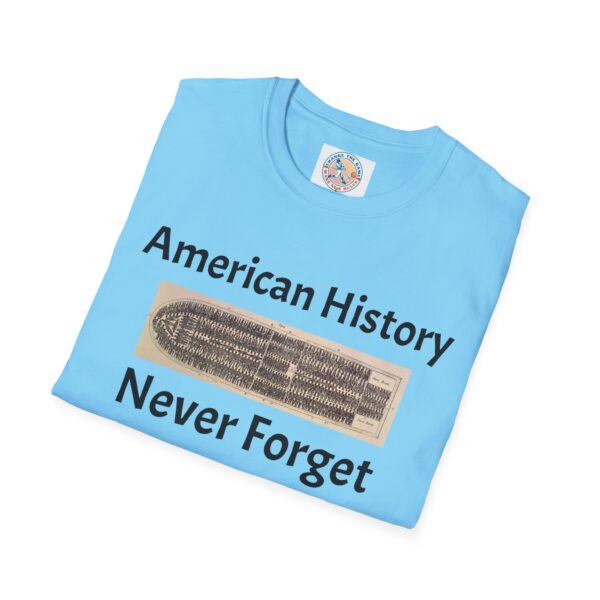 American History 'Never Forget' Unisex Softstyle T-Shirt - Image 32