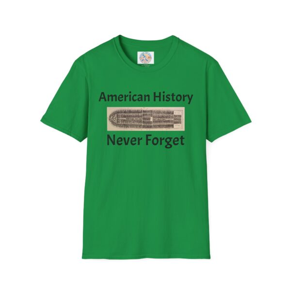 American History 'Never Forget' Unisex Softstyle T-Shirt - Image 21