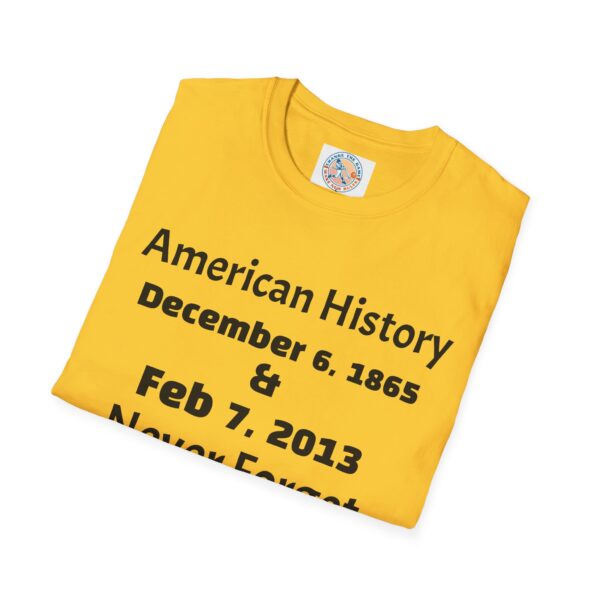 American History Commemoration T-Shirt - Never Forget - Image 28