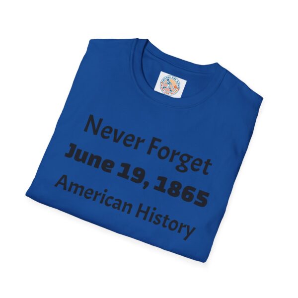 Never Forget T-Shirt, American History Tee, Juneteenth Celebration Shirt - Image 32