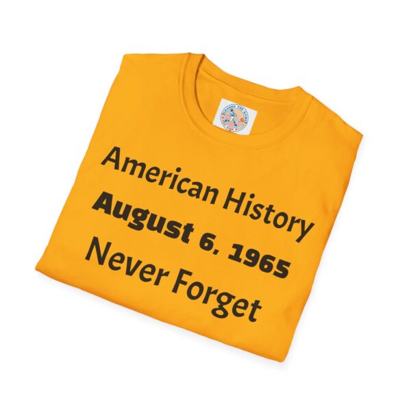 American History Commemorative T-Shirt, August 6, 1965 - Image 20