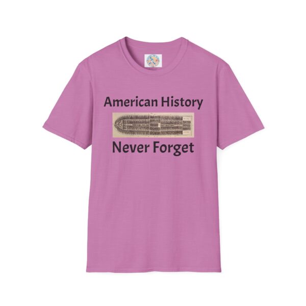 American History 'Never Forget' Unisex Softstyle T-Shirt - Image 49