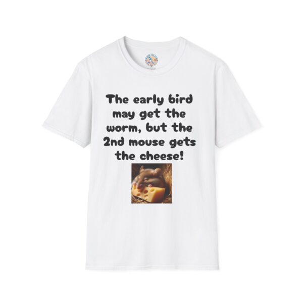 Funny Unisex T-Shirt - 'The Early Bird May Get the Worm' Casual Tee